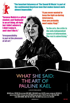 دانلود فیلم What She Said: The Art of Pauline Kael